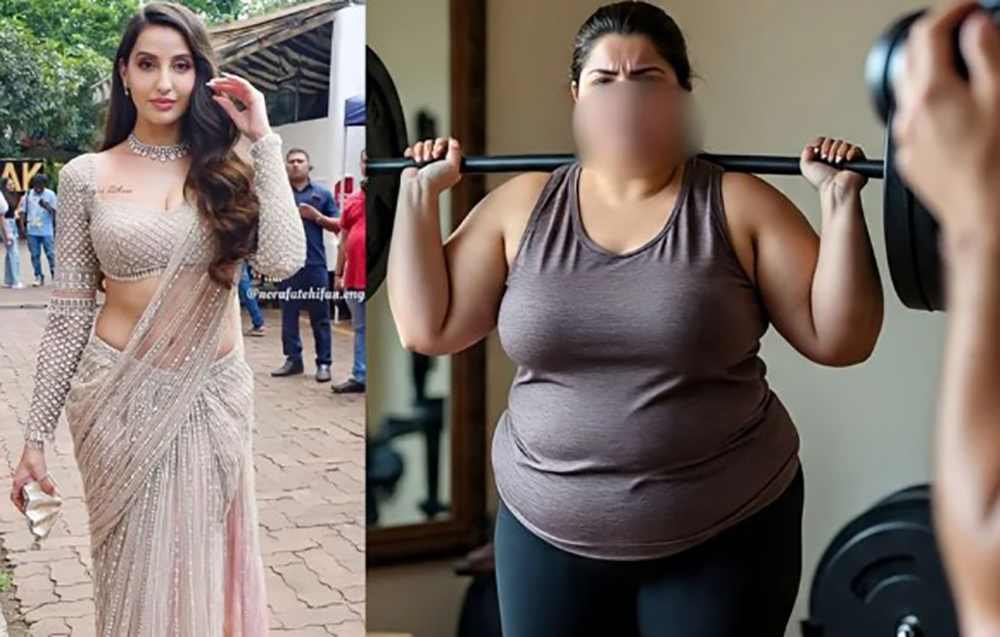 নোরা ফাতেহির মতো বানাতে স্ত্রীকে ব্যায়ামের শাস্তি