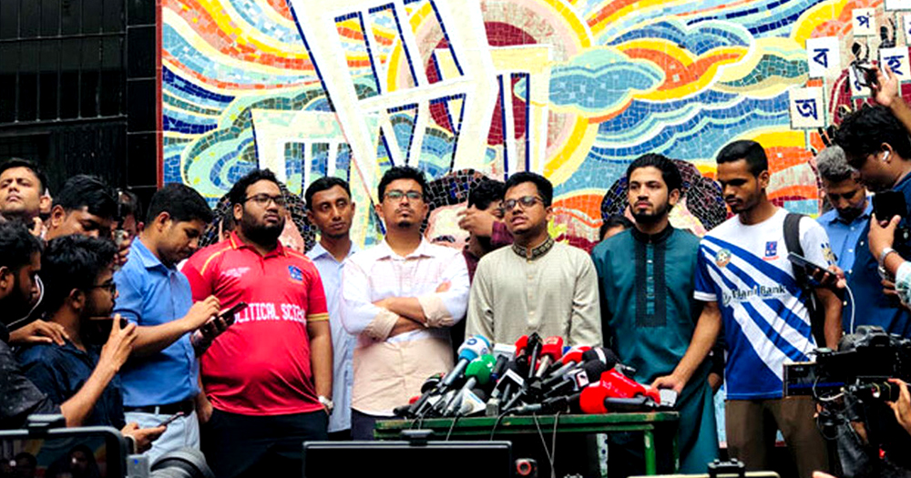 যারা দিল্লির বয়ান শোনাচ্ছে শিক্ষার্থীরা তাদের লাল কার্ড দেখাবে : সাদিক কায়েম