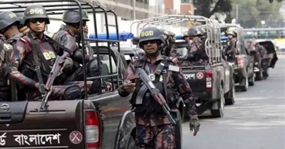 রাজধানীতে ৬ প্লাটুন বিজিবি মোতায়েন
