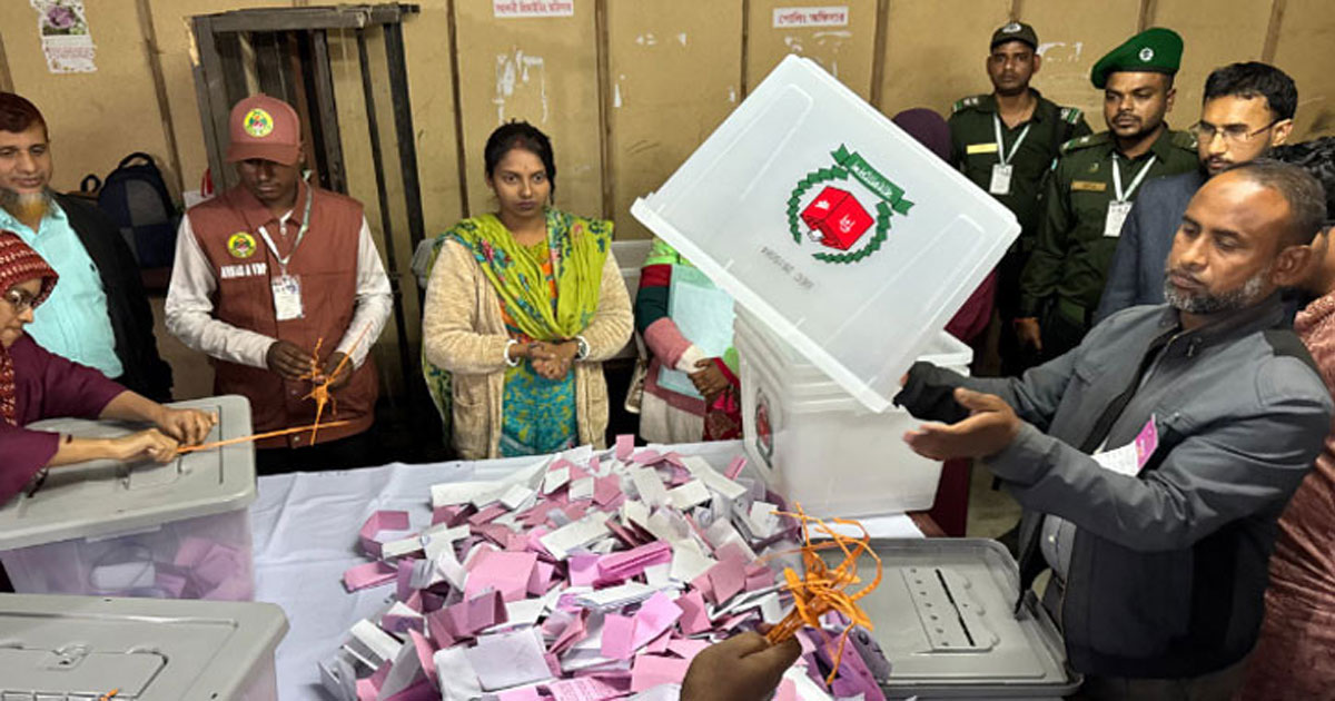 নির্বাচনে ভোট পড়েছে ৫৯ দশমিক ৪৪ শতাংশ : ইসি