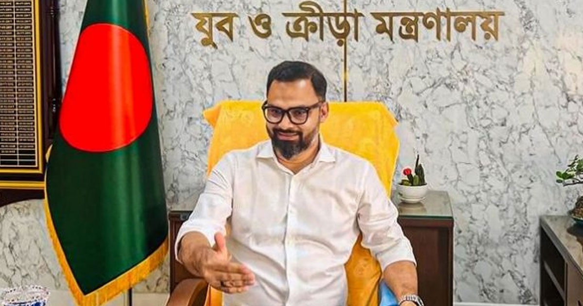 প্রথম কর্মদিবসেই ক্রীড়া প্রতিমন্ত্রীর ৯ দফা কর্মসূচি ঘোষণা