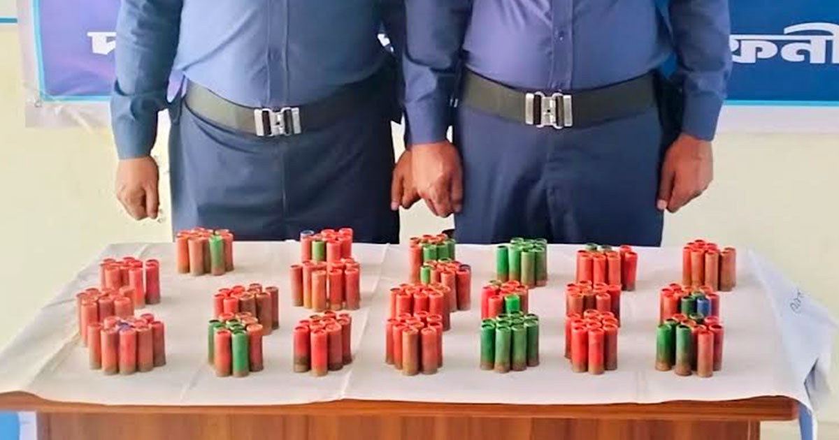 দাগনভূঞায় পুলিশের লুট হওয়া ২১৯টি শটগানের কার্তুজ উদ্ধার