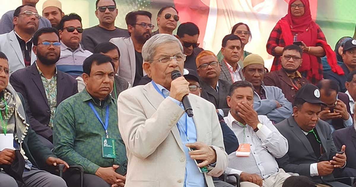 গণতন্ত্রকে তার প্রাতিষ্ঠানিক রূপ দেওয়া হবে: মির্জা ফখরুল