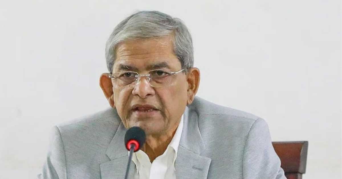 এই মুহূর্তে রাষ্ট্রপতি নির্বাচন নিয়ে আলোচনা কেন: মির্জা ফখরুল