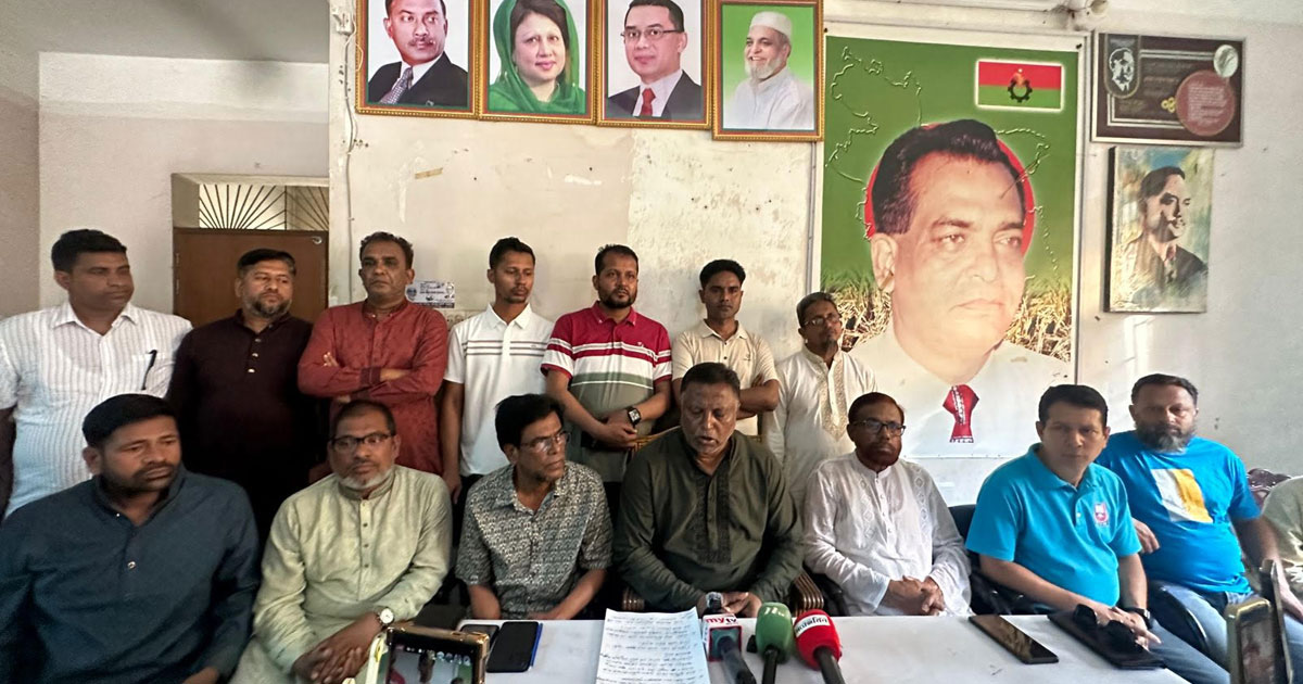 বাউফলে জামায়াতের বিরুদ্ধে বিএনপির সংবাদ সম্মেলন