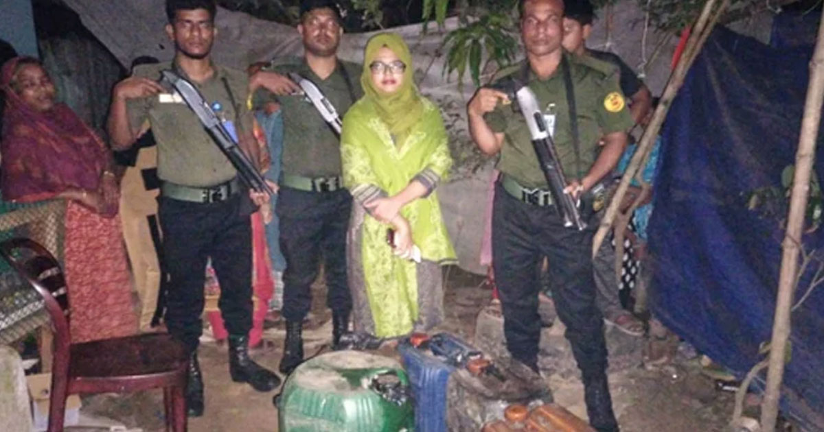 দোকানির বাড়িতে ৩৭০ লিটার জ্বালানি তেল