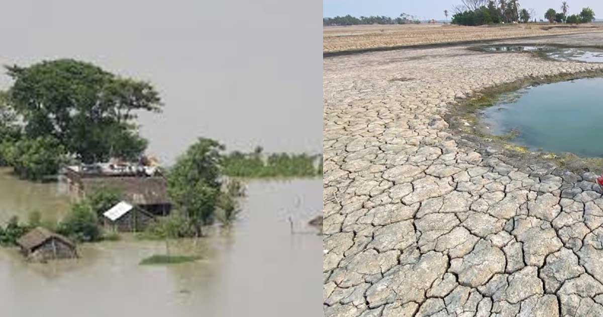 দেশের ৯০ শতাংশ মানুষ বন্যা ও তীব্র তাপপ্রবাহের ঝুঁকিতে
