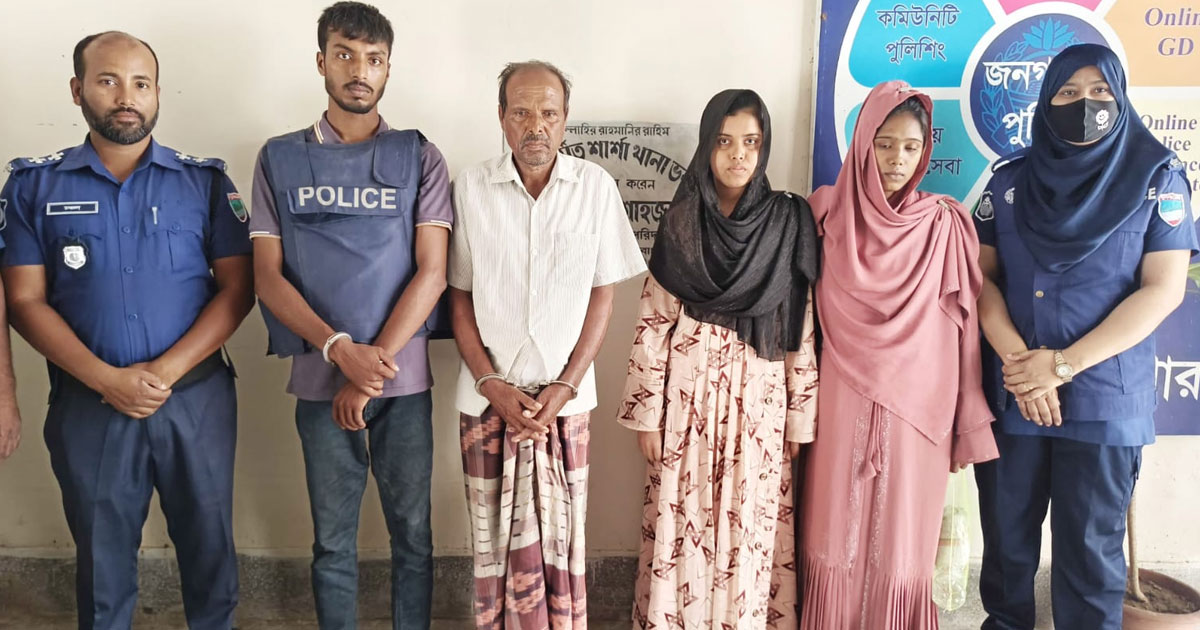 শার্শায় যুবক হত্যার ঘটনায় পরকীয়া প্রেমিকাসহ চারজন আটক