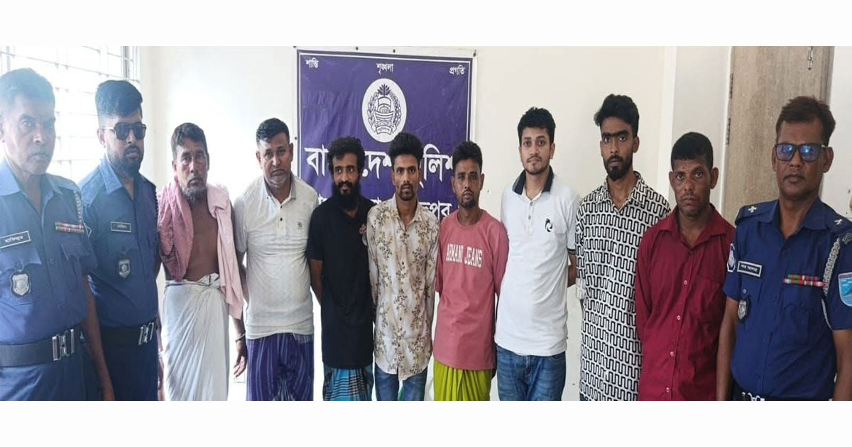 ভাঙ্গায় পুলিশের বিশেষ অভিযানে পলাতক ৮ আসামি গ্রেপ্তার