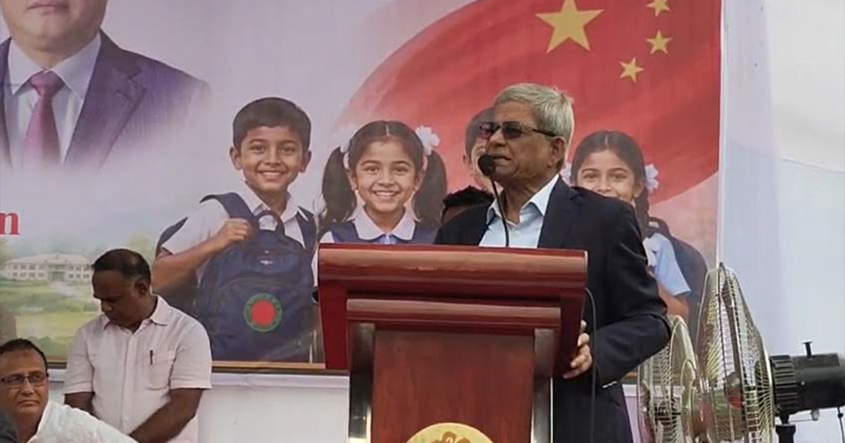 ঠাকুরগাঁওয়ে চীনা সহায়তায় গড়ে উঠবে শিল্পকারখানা :মির্জা ফখরুল