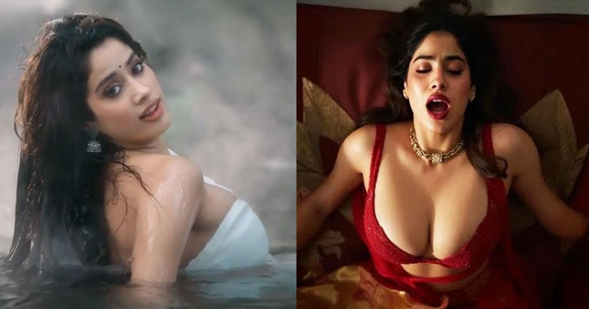 ‘পেদ্দি’ থেকে মুছল জাহ্নবীর আবেদনময়ী দৃশ্য
