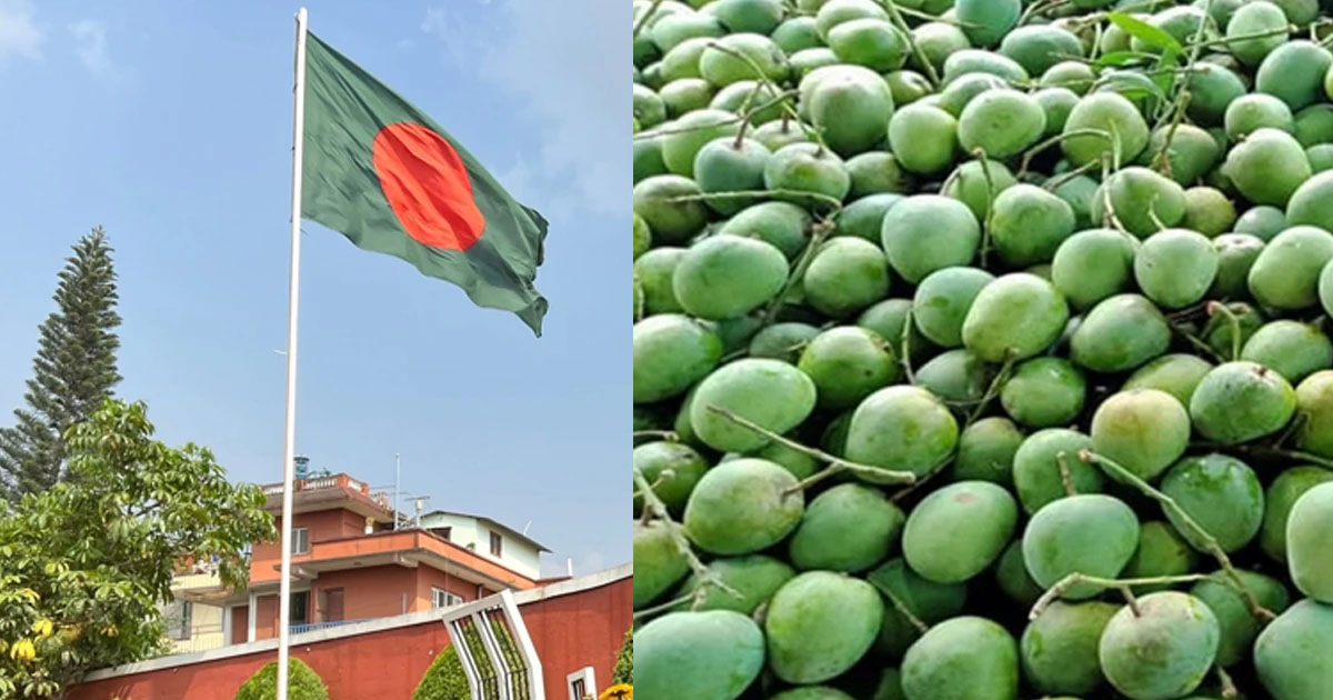 নেপালের বিশিষ্টজনদের জন্য বাংলাদেশের আম উপহার