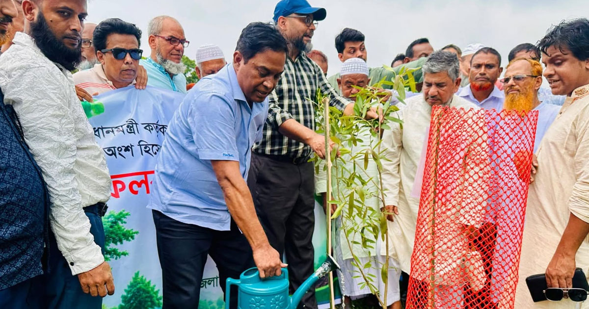 নরসিংদীতে জেলা পরিষদের উদ্যোগে বৃক্ষরোপণ কর্মসূচি