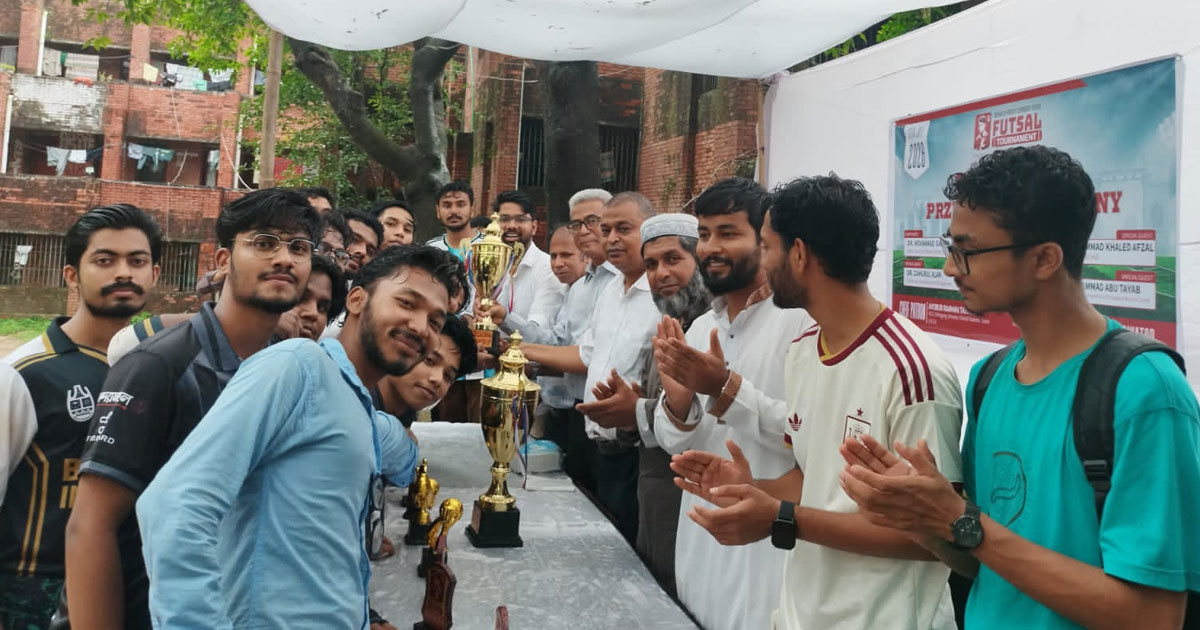 চবিতে শহীদ হৃদয় চন্দ্র তরুয়া স্মৃতি ফুটসাল টুর্নামেন্ট অনুষ্ঠিত