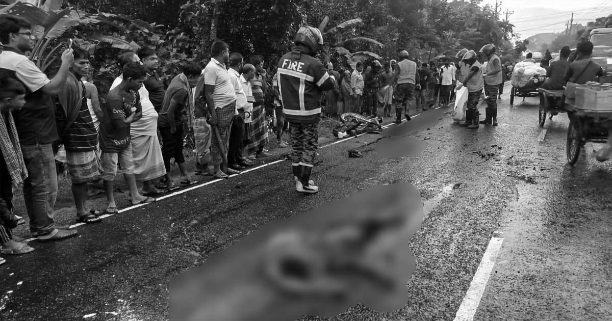 কুষ্টিয়া-রাজবাড়ী সড়কে ট্রাকের চাকায় পিষ্ট হয়ে নিহত ১