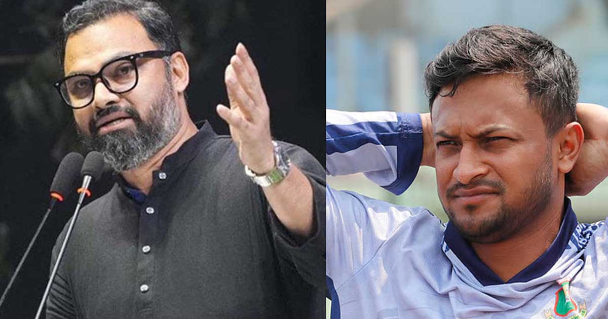 সাকিবের দেশে ফেরার প্রশ্নে ক্রীড়া প্রতিমন্ত্রী—‘আর কোনো সুযোগ নেই’