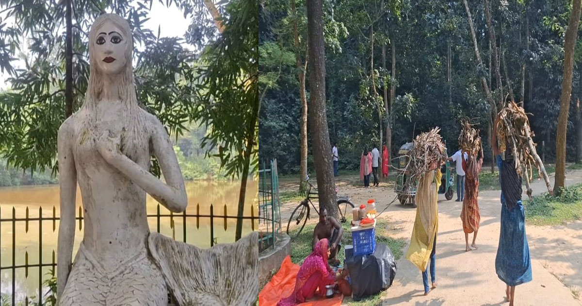 অবকাঠামোগত বেহাল দশায় পর্যটক হারাচ্ছে মধুটিলা ইকোপার্ক