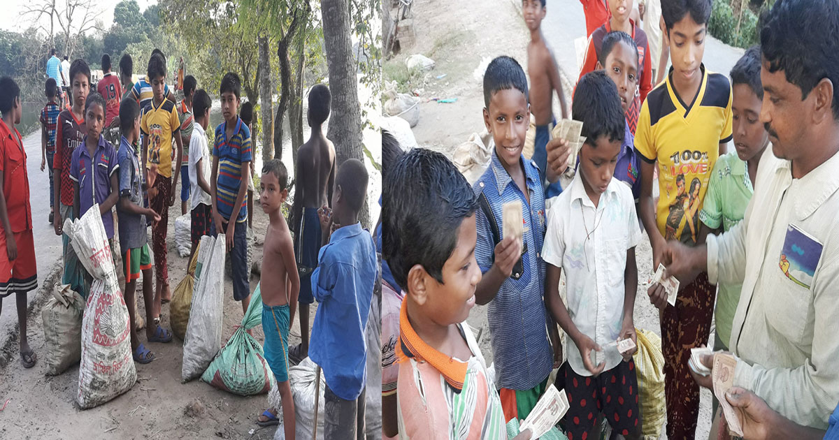 শার্শায় শামুক বিক্রিতে জীবিকা তিন শতাধিক দরিদ্র পরিবারের