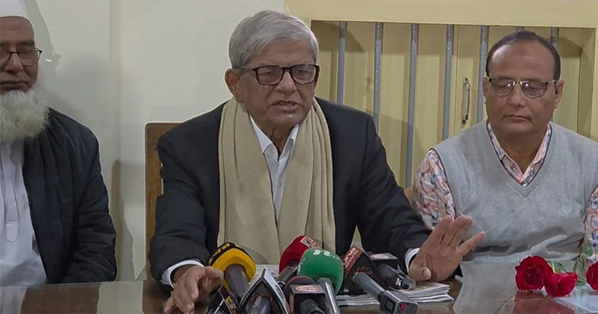 জামায়াত উগ্রবাদী দল, তাদের উত্থানের পেছনে আ.লীগ দায়ী: মির্জা ফখরুল