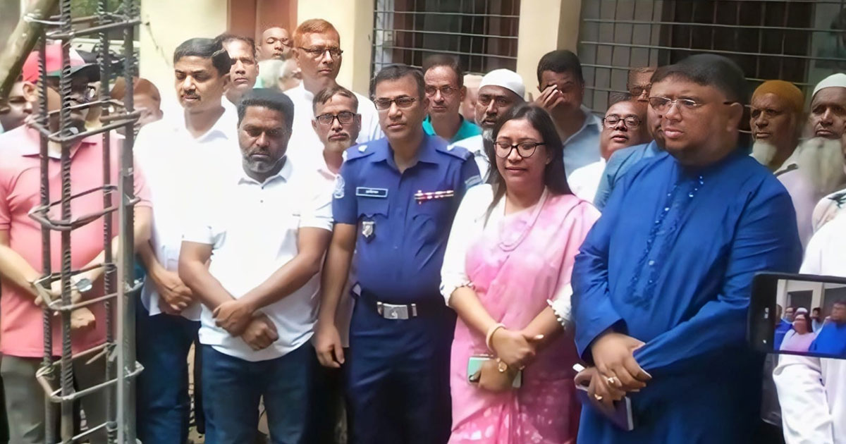কালাইয়ে আধুনিক ইনডোর স্টেডিয়াম নির্মাণের ভিত্তিপ্রস্তর স্থাপন