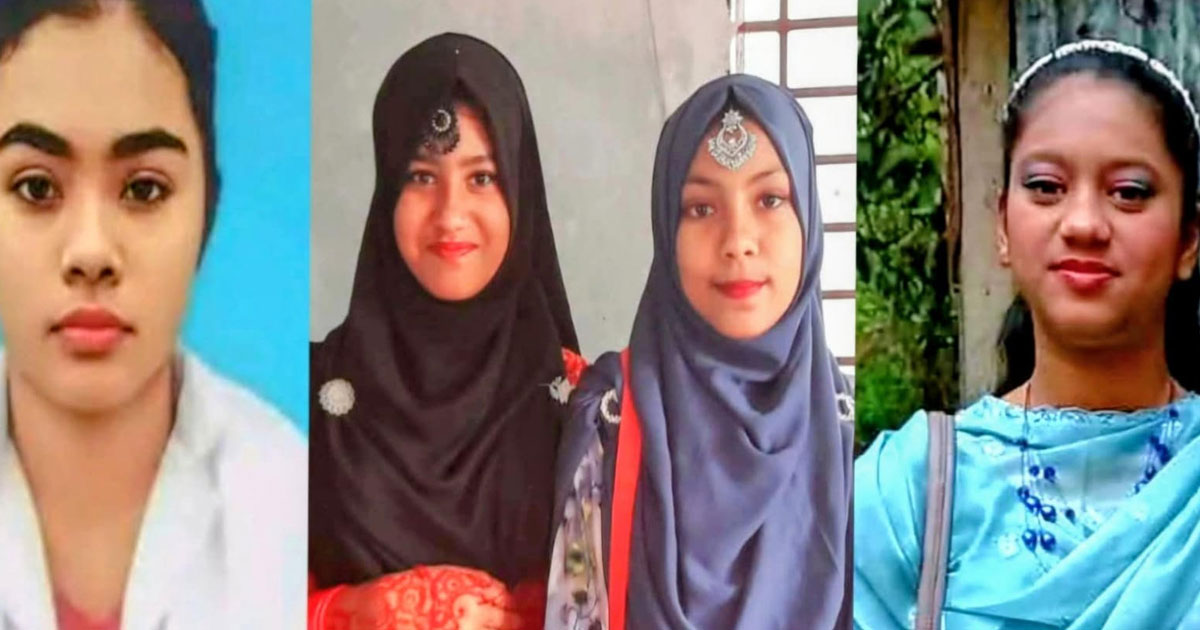 বাউফল থেকে পালিয়ে যাওয়া ৪ স্কুল ছাত্রী গাজীপুর থেকে উদ্ধার